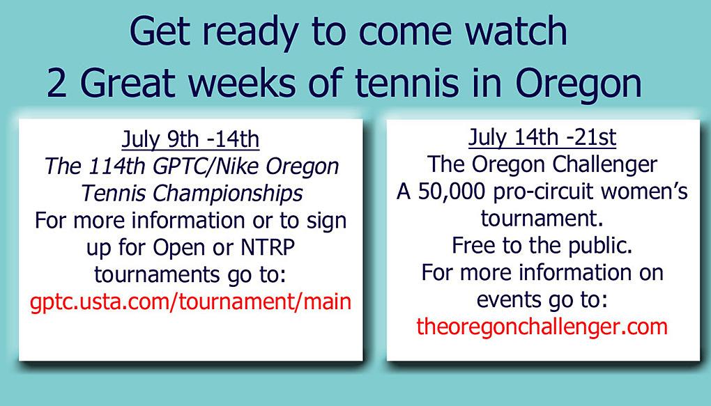 If you are a USTA/PNW Organization Member and would like more