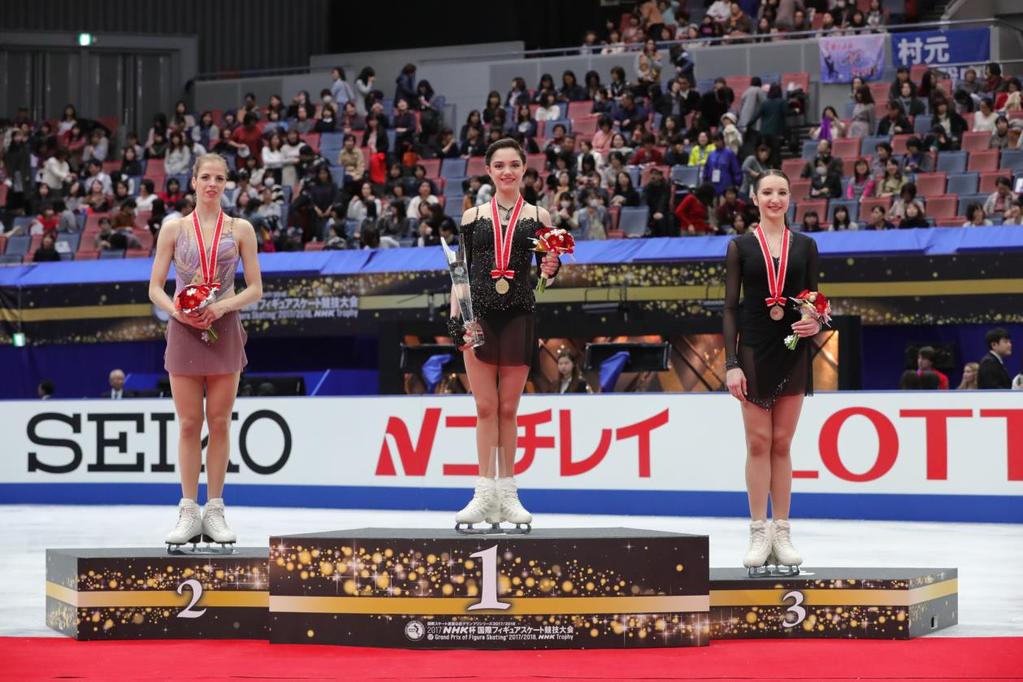 Ladies Medalists JapanSport SILVER Carolina KOSTNER
