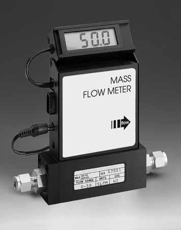 electronic mass flowmeters Series A820 The Series A820 electronic mass flowmeters are compact, self-contained units designed to indicate the flow rate of gases.