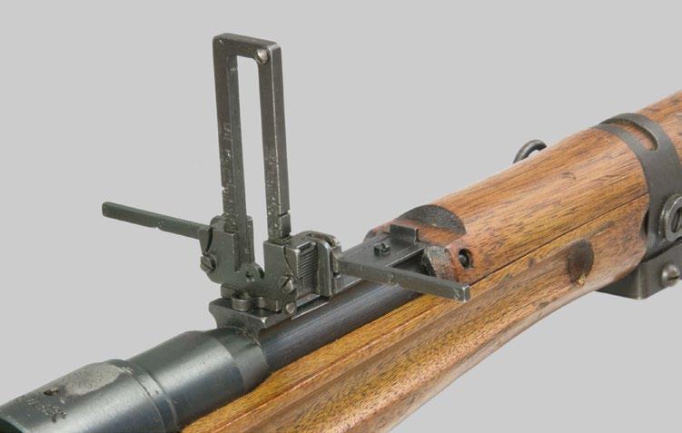 The upper band/bayonet lug was the only part left, other than the bolt and receiver, to bear a serial number.