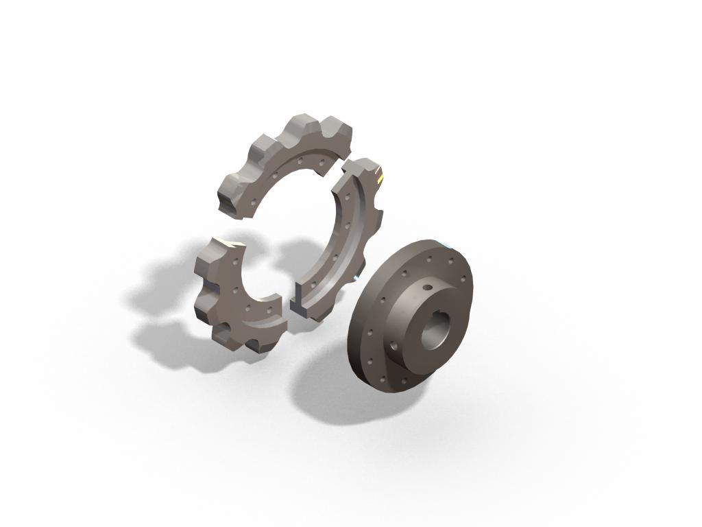 Segmental Rim style sprockets help keep operations running and downtime to a minimum ub ody Solid Construction to