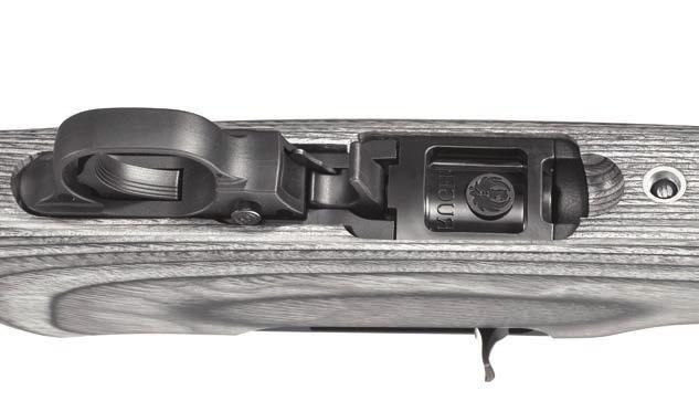 NOMENCLATURE (10/22 Carbine Model Shown) Receiver Bolt Rear Sight Front Sight Stock Trigger Guard (housing) Barrel Band Barrel Trigger Safety (shown on )