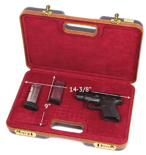 Luxury Handgun Cases Ultralight, Ultrastrong Air Travel Certified LUXURY