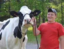 , it was the day in 2009, when Heart & Soul Alegnc Ribbon-ET won Grand Champion at the Pennsylvania Fall Championship Show, their first time with a homebred cow. For Doug Jr.