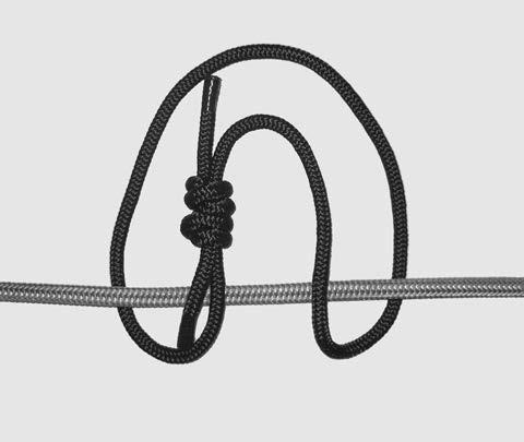 For the prusik knot to work properly, it must be formed
