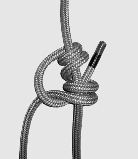 This knot maintains more uniform friction, which provides for a smooth-running friction hitch, does