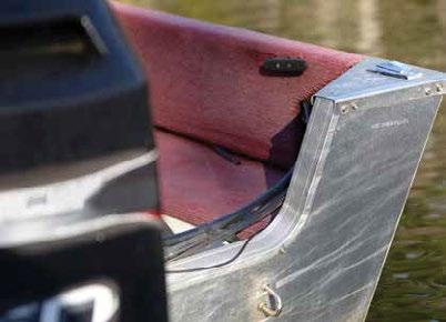 The hull serial number must be permanently marked on the outside upper starboard (right side) corner of the transom (the boat s rear, flat end above the waterline), or as close to that area as