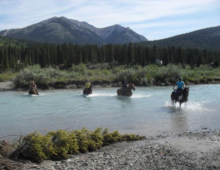 August 1-7 Ya Ha Tinda Mountain Camping Trip, west of Sundre, AB. Submitted by Lisa Friedenberg We had 34 ATRA members attend this ride.