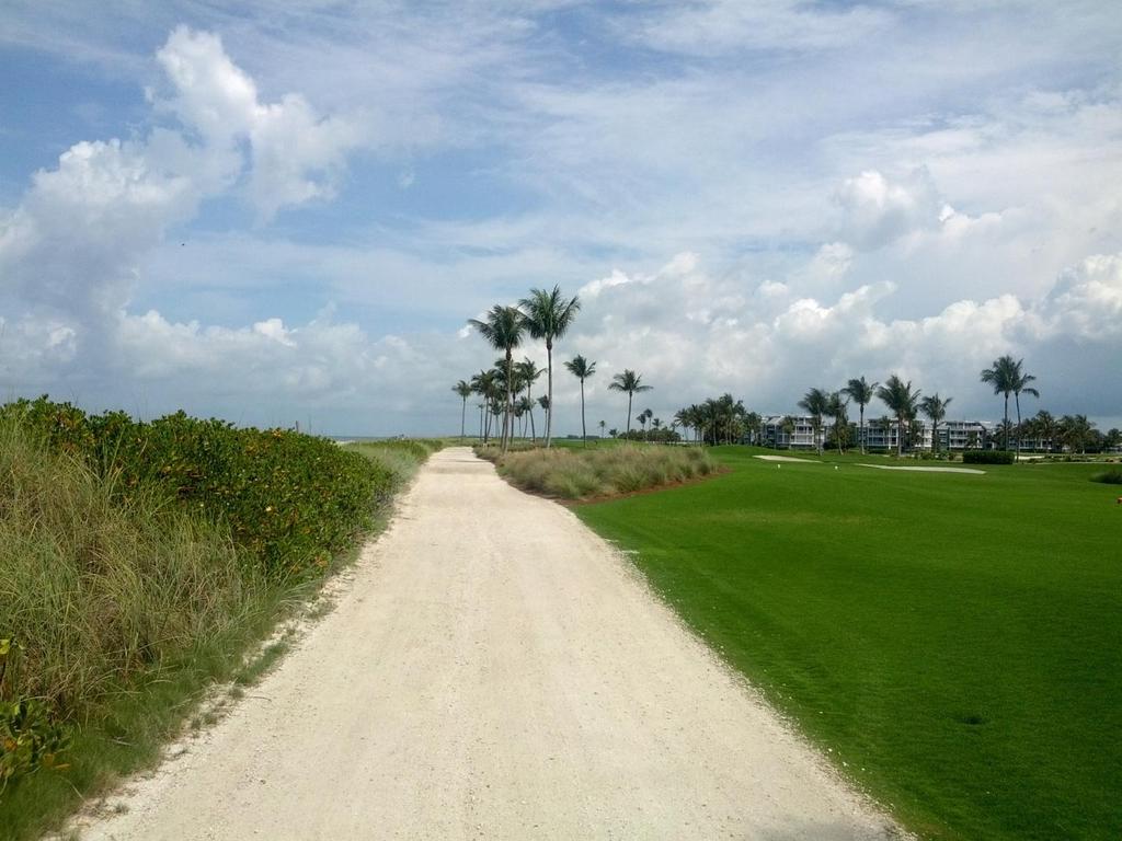 Golf course bordering the beach at the north end of Captiva. Two stretches of beach down by Marco can be visited, but both require a boat to get there. First is Kise Island south of Marco.