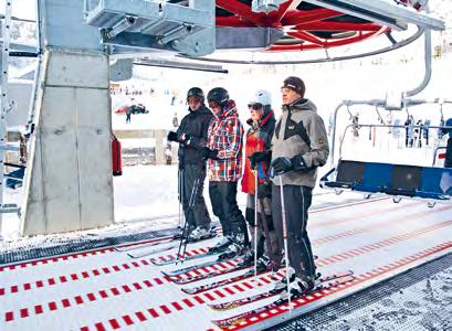 4 5 Fixed-Grip Chairlifts Quality guaranteed all along the line Safe, comfortable and cost-effective. These are the unmistakable attributes of this lift type from Doppelmayr/ Garaventa.