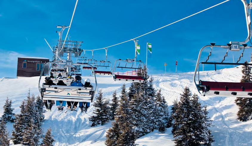 6 7 Fixed-Grip Chairlifts Performance, precision and safety Safety is the overriding imperative for Doppelmayr/ Garaventa that goes without saying.
