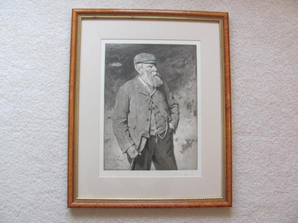 Sale price @ $1495 Photo #3589, Lot #1 2. TOM MORRIS Circa 1903, a photo engraving, published by: The Berlin Photographic Co.