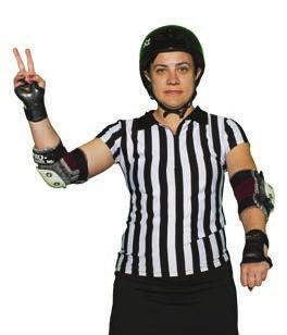 Show the fingers towards the Penalty Box Officials.