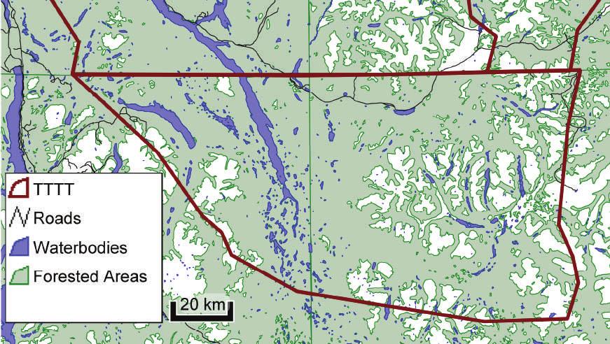 British Columbia Teslin Tlingit Traditional Territory Hunting in the BC portion of the Traditional Territory has different rules than the Yukon portion because Land Claims are not yet settled.