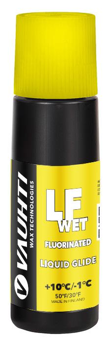 LF GLIDE WAXES Vauhti LF liquid glide waxes are based on the ingredients used in the Vauhti racing paraffins and high-quality solvents, which give excellence performance and good durability to the