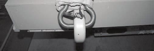Bring the ends of the webbing over the top of the suspension point and secure tightly with a surgeon s knot and locking knot, with overhand knots in the running ends.