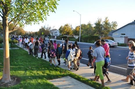 When more children walk or bike to school there can be a wide range of benefits, from reduced vehicular traffic in the school vicinity, to improved public health outcomes through increased physical