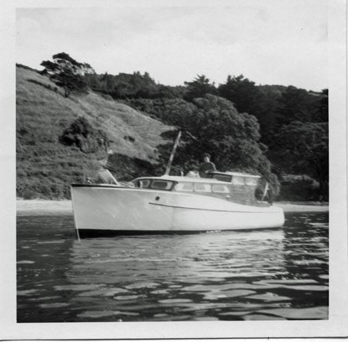 By the time Joe had finished that boat, they had still not come to terms and so Joe launched it for himself and Ray bought Jan Maree from the proprietor of the Stillwater Motor Camp Peter McMillan