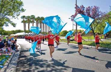 Your organization will be prominently identified on a banner walked alongside the parade entertainers throughout the