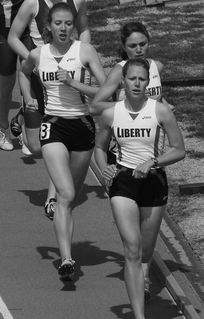 WOMEN OUTLOOK Liberty s distance runners have not only claimed back-to-back Big outh cross country team titles, but also played an important role in the Lady Flames outdoor track crown last season.