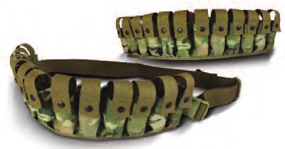 TYR TACTICAL POUCHES TYR-CR40BR 40mm Bandolier, holds 12 rounds securely. Pull tab facilitates extraction of rounds during tactical reloads. Weight: 1 lb. 1.0 oz. Dim: 6 H x 24 W $94.