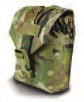 Vertical Hydration Pouch with Velcro flap closure. Features MOLLE webbing on front panel. Includes bottom drain hole. [Bladder not included] Wt: 3.52 oz. Dim: 11.5 H x 7.