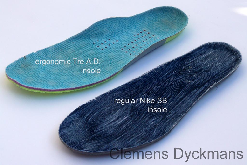 skate shoes don't have to be bulky. They realised a technical, comfortable shoe that is thin and has board feel. The Tre A.D. is also the first Nike SB model that features an ergonomically insole.