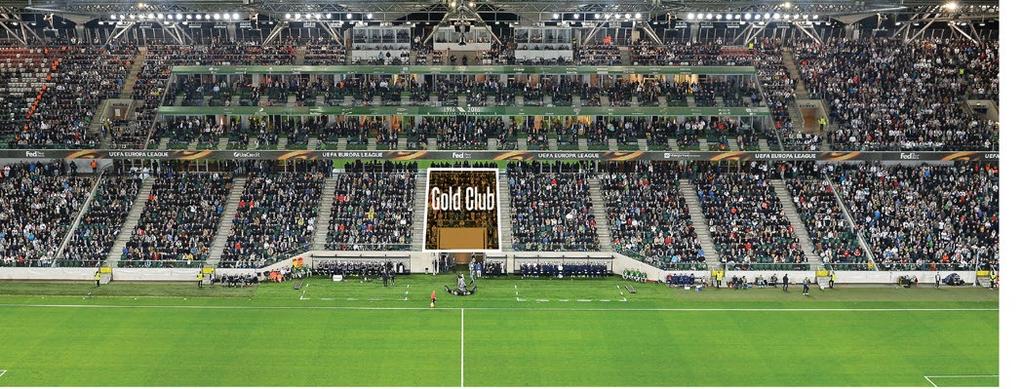 GOLD CLUB a Gold seat in the stands of the highest standard (sector 100 GOLD) along with