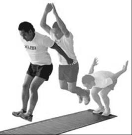 A counter-movement jump with arm swing (CMJw), commonly described in the literature as a vertical jump, permits a co-ordinated arm back swing to aid