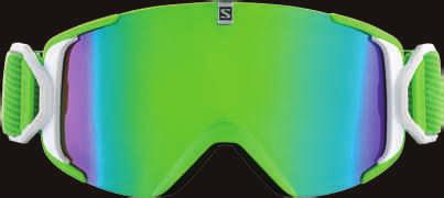 XVIEW BRINGS SALOMON S WIDE FIELD OF VISION TO EVERY SKIER, WITH RIMLESS TECHNOLOGY ADAPTED TO CYLINDRICAL ES.