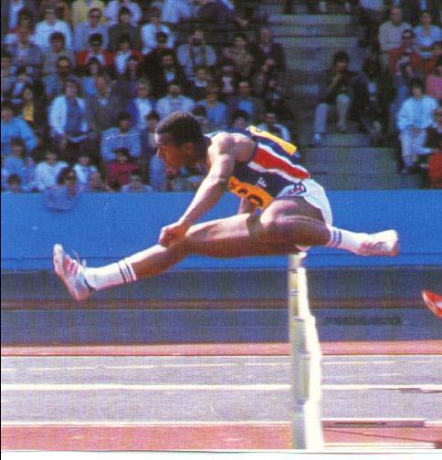 HURDLE CLEARANCE: Trail Leg Hold the lean (initiated at take-off)