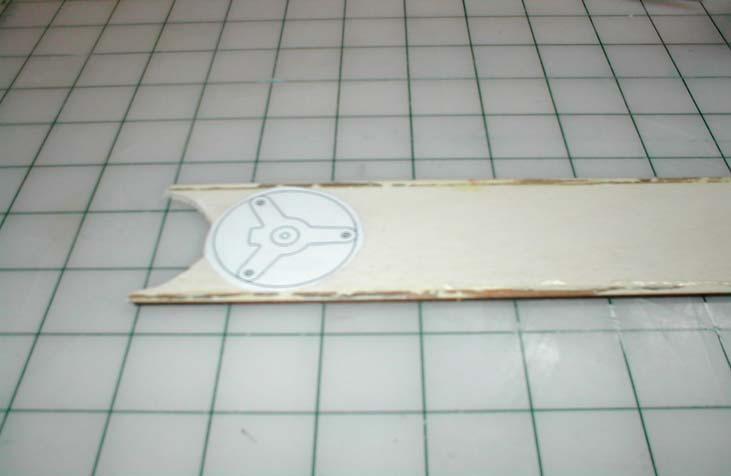 I like to make a drawing of the motor mount and place it on the plywood. I then draw a circle around it and cut it out.