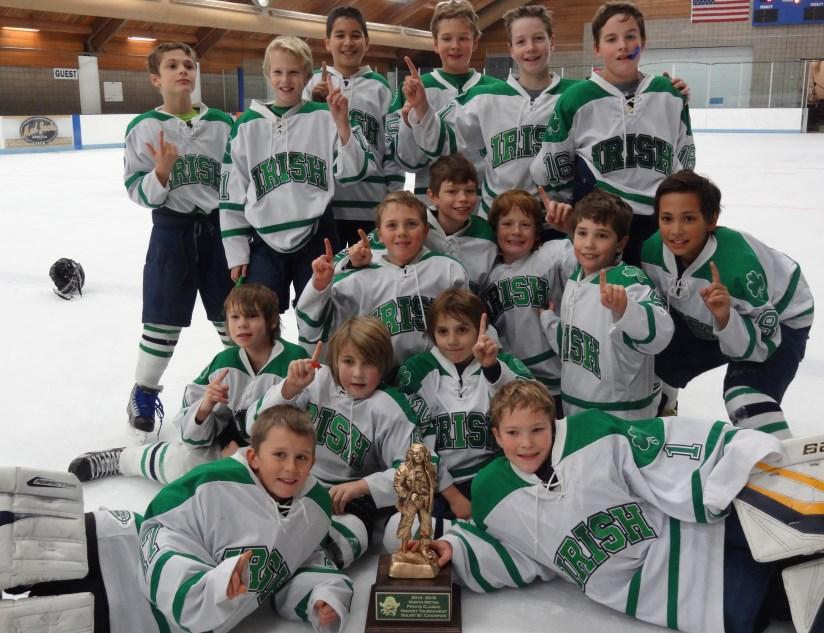 (Roseau 11-0, Becker 6-0, Grand Rapids 12-0). This setup a Sunday Title Game match-up with another team with a little history in the Edina Hornets.