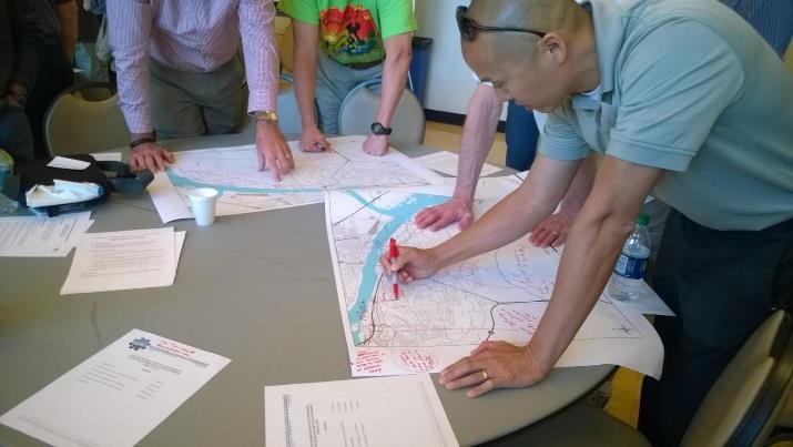 CHAPTER THREE: BIKE SYSTEM WORKSHOP A critical component of the plan - a workshop on the metropolitan area bike system - was held in late April 2015.