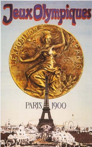 A poster for the 1900 Summer Games held in Paris, France The Olympics Grow In 1906, the Olympics adopted the ancient tradition of an opening parade.