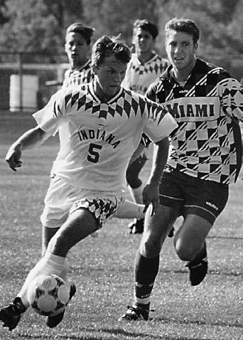 HOOSIER HISTORY 2005 before Kovalenko put the Hoosiers ahead in the 97th minute. The victory seemed to be in the bag but with 14 seconds left, PSU s Frederick Guster scored for a 1-1 tie.