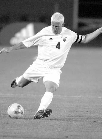 2005 HOOSIER HISTORY John Swann co-captained the 2002 Hoosiers and earned first-team All- America honors. 17 UC Santa Barbara, 3-1, and IUPUI, 2-1, in overtime.