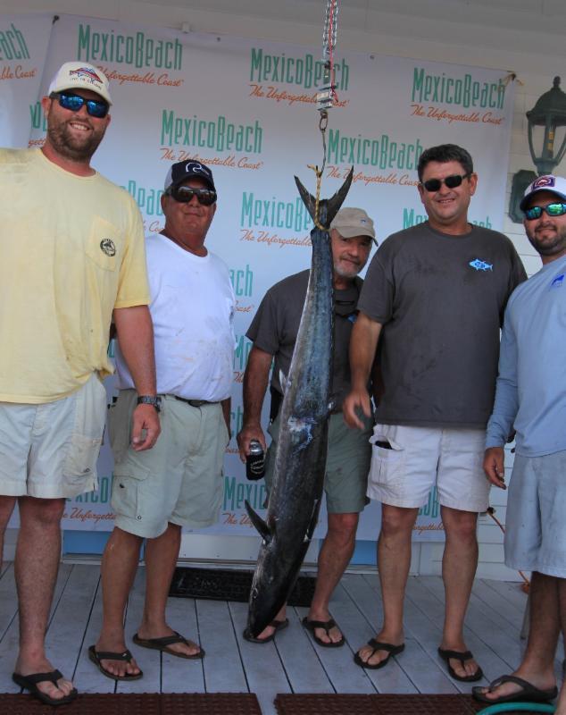 of the day with his 29.4 lb King Mackerel and Captain Doug Lake and Team Fresh out were back for their 2nd prize of the day with a 3rd place 24.7 lb king. The target weight for kings was 13.
