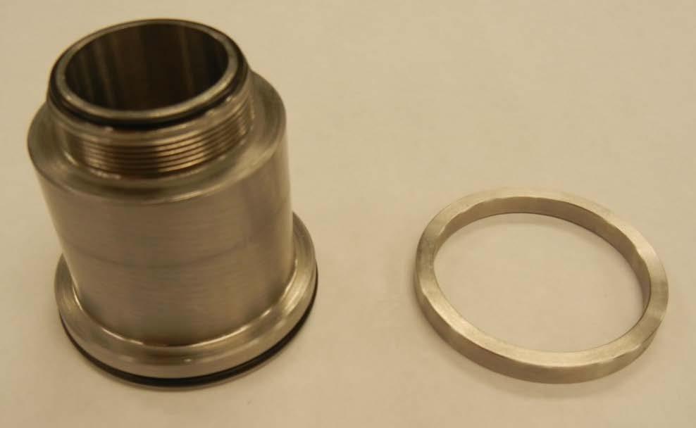 When using an insert, an adapter ring