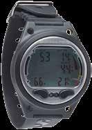 topside time keeping functions including lap timer Altimeter, thermometer and chronograph.