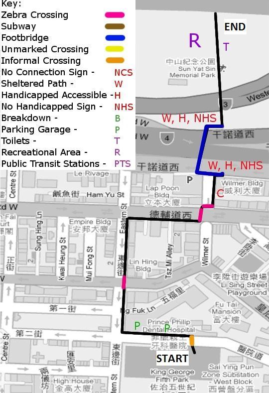 Route 3: From King George Park to Sun Yat Sin Park Figure 4.