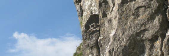 Still a fantastic wall climb but now destined to become polished?