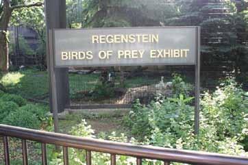 The Birds of Prey Exhibit is outdoors.