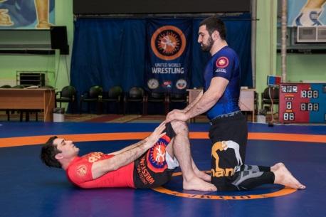 The Closed Guard Restart position is ordered when the referee stops the match for out of bounds and the last position secured, for at least 3 seconds, was a closed guard on the ground.