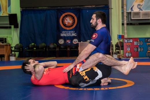 The Open Guard Restart is ordered when both grapplers went out of bounds during the ground fight and the last position secured by the top athlete was not a dominant position, a closed guard or a half