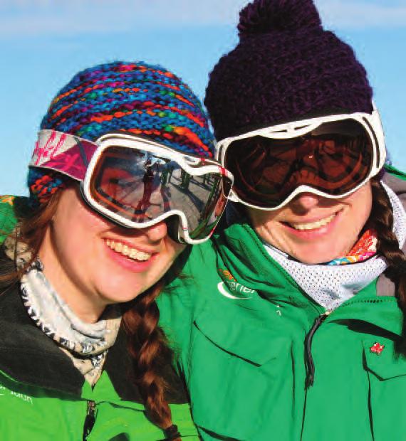 Weeks 3 to 8: Ski school shadowing On average students will shadow 12 hours each week during this period.