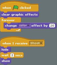 Tip: Since our player doesn t need this information, we can hide the variables from being displayed on the screen by