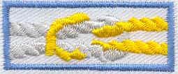 Leader is silver and yellow ropes, on four different backgrounds, in two varieties.
