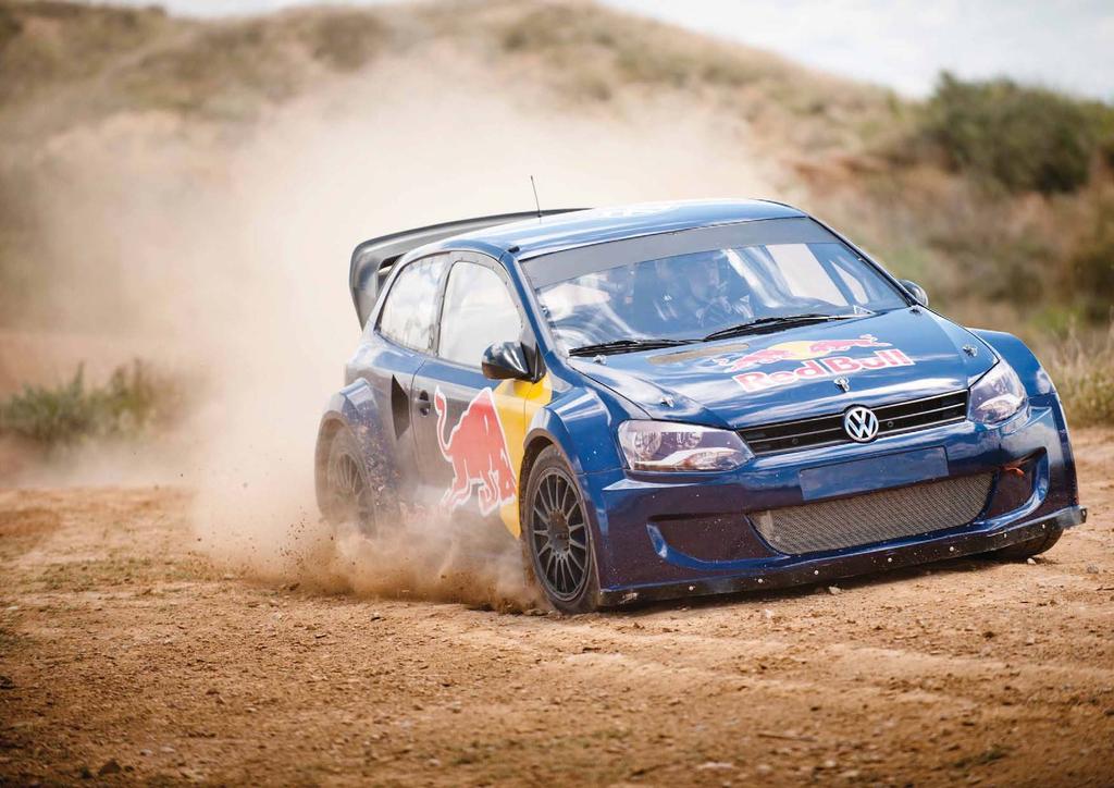 OPENING SHOT Double World Rally Champion and Dakar Rally winner Carlos Sainz has turned his attention from Volkswagen Motorsport s Polo R WRC programme to put together this Rallycross Polo.