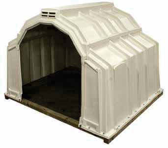 Optional Vent, Ideal for Ventilation and Observation FEATURES + The most durable group house available + Large entryway for maximum ventilation CALF-TEL MULTIMAX